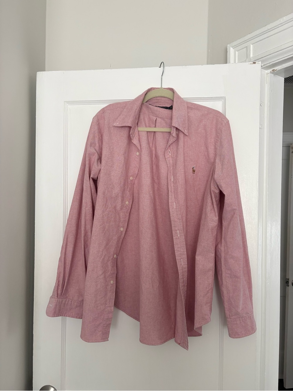 Ralph Lauren Men’s Light Pink Button-Down Dress Shirt